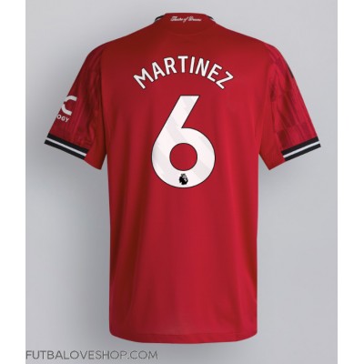 Dres Manchester United Lisandro Martinez #6 Domáci 2025-26 Krátky Rukáv Dres Manchester United Lisandro Martinez #6 Domáci 2025-26 Krátky Rukáv